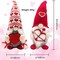 Valentines Day Decor 2pcs Valentine Gnomes Plush Valentines Day Decoration Valentines Home Table Decor Scandinavian Tomte Elf Gnomes Ornaments Sweet Valentines Day Gifts for Him Her